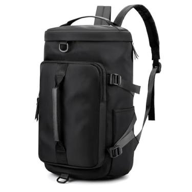 Imagem de Bolsa Mala Esportiva Mochila Costa Transversal Fitness Treino Futebol Academia Impermeável(preto)