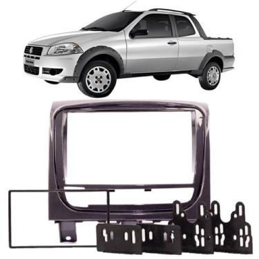 Imagem de Moldura 2 Din Strada Adventure Trekking Working 2013 à 2020 Grafite Br