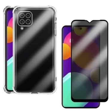 Imagem de Kit Capa Anti Impacto e Película Privacidade 3D Anti-Spy Compatível Samsung Galaxy M62