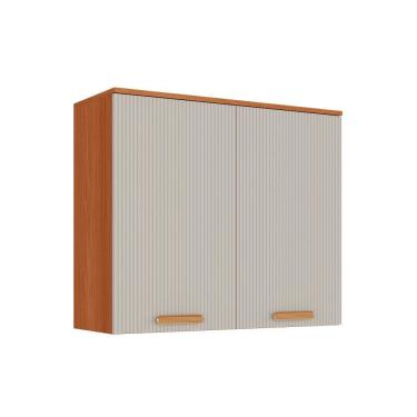 Imagem de Armário Aéreo Itatiaia Itafriz 80cm Em Madeira Cinamomo Fendi