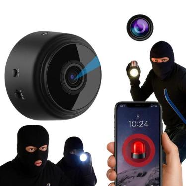 Imagem de Mini Câmera Espiã A9 Visão Noturna Segurança Invisível para Casa e Esc