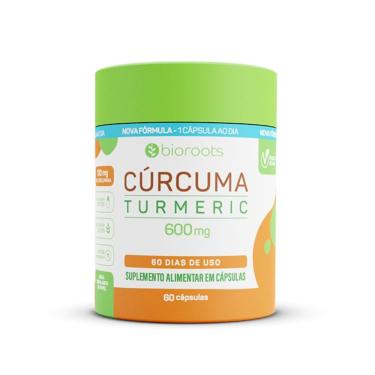 Imagem de Curcuma Turmeric Bioroots 600mg 60Cáps