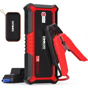 Imagem de Jump Starter GOOLOO GP4000 4000A para motores a gás e diesel de 10L