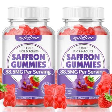 Imagem de Gomas de açafrão Softbear 88,5 mg 120 quilates sem açúcar