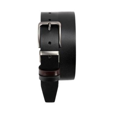 Imagem de Cinto Masculino de Couro Genuíno com Fivela Automática - Acessório de 