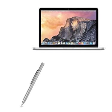 Imagem de BoxWave Caneta Stylus compatível com MacBook com tela Retina (2015) - Caneta Stylus capacitiva FineTouch, caneta Stylus super precisa - prata metálica