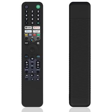 Imagem de Capa para controle remoto Sony Smart TV, capa de silicone à prova de choque antisujidade compatível com Sony RMF-TX600U RMF-TX520U RMF-TX621E Lavável an-ti Perdido Antiderrapante Amigável à Pele