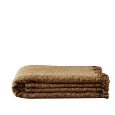 Imagem de Capa para Sofá, Manta para Sofá 3,00 X 1,80/2,40 X 1,80/2,10 X 1,20 Grande Grossa Decoração Sala Protetora Decorativa(POP-2,10x1,20 MARROM)