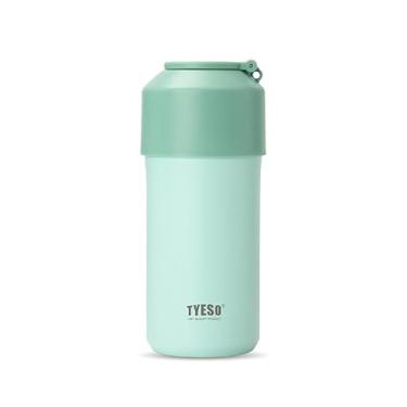 Imagem de TYESO - Refrigerador de Garrafa em Aço Inoxidável 900-1000ml Isolador de Garrafa - Isolador de latas Adequado para Vinho e Várias Bebidas.(Verde)