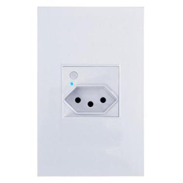 Imagem de Tomada Inteligente de Embutir Smart JWCOM Alexa Tuya 16A