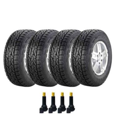 Imagem de Kit 4 Pneus 175/70r14 Atr Dueler At Revo2 Bridgestone + Bico