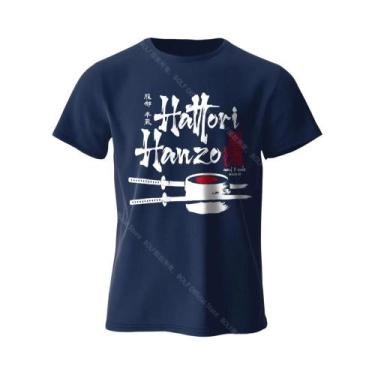 Imagem de Camiseta Gráfica Oversized Hattori Hanzo Ninja Samurai Para Homens, 10