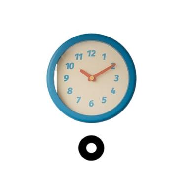 Imagem de Relógio de parede Relógio de parede simples, moderno e silencioso, alimentado por bateria, versátil para decoração de casa