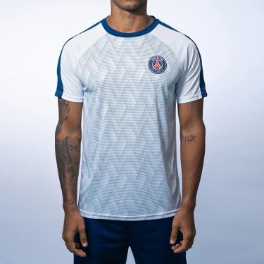 Imagem de Camiseta Masculina Dry Fit Psg Branco GG
