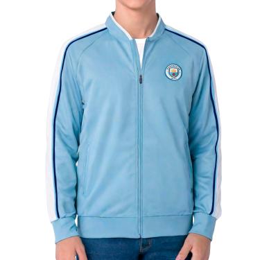 Imagem de Jaqueta Helanca Juvenil Manchester City Azul Claro 14