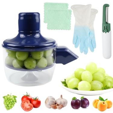 Imagem de Máquina elétrica de descascar uva, novo descascador automático 2025, máquina de descascar alho automática multifuncional, ferramenta de descascador de frutas pequenas para uvas, cereja, tomates