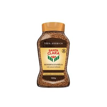 Imagem de Café Solúvel Granulado Santa Clara Reserva da Família Liofilizado 100% Arábica Vidro 100g