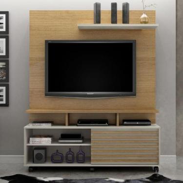 Imagem de Estante Home para TV Até 60 Polegadas 1 Porta com Rodízios Star Valdem