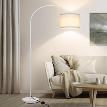 Imagem de Luminária de chão Seaside Village White Arc Adjustable Head
