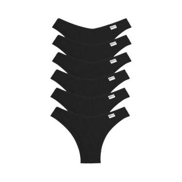 Imagem de Calcinhas De Biquíni Brasileiro Em Algodão Waffle Multicoloridas Para 