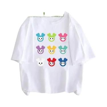 Imagem de Camiseta Feminina Estilo Coreano Harajuku Estética Kpop Twice Lovelys 