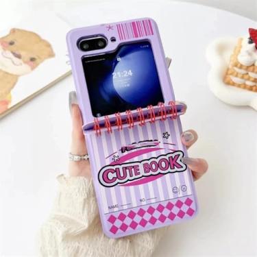 Imagem de Capa para celular estilo Samsung Galaxy Z Flip 6/5/4/3 para Motorola Razr 60 50 Ultra Razr 40 Ultra, roxa, para Razr 50.