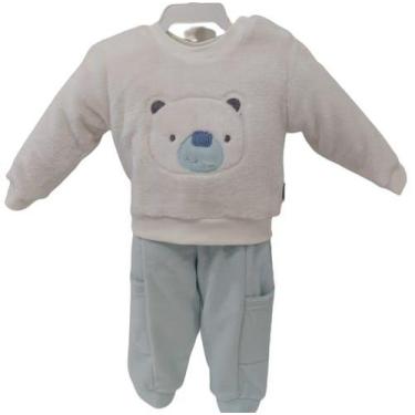 Imagem de Conjunto Bebê Masculino Blusa Calça Inverno Chuquinha 2909 - Chuquinha