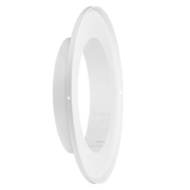 Imagem de PATIKIL Redutor de duto de 12 a 8 polegadas, 1 peça adaptador de duto de ar ABS conector de tubo HAVC adaptador de ventilação para secador redutor de aumento para sistema de ventilação em linha