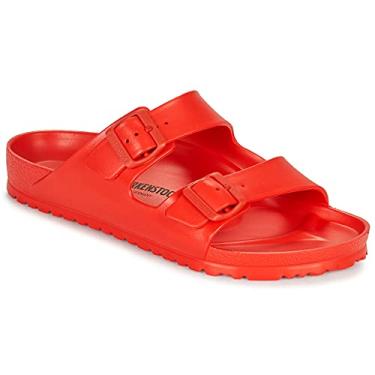 Imagem de Birkenstock Sandália masculina Arizona, vermelho ativo, tamanho 42