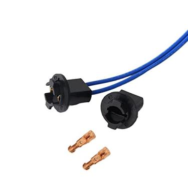 Imagem de XMGKMN T10 largura do carro base de luz pequena lâmpada soquete plugue indicador cabeça T10 base LED/T10 soquete de lâmpada com fio