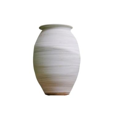 Imagem de Vaso retrô de grés antigo, arranjo de flores, flores secas, cama e café da manhã, decoração de hotel, decoração de casa, sala de estar, vasos de flores