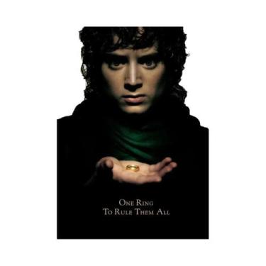 Imagem de Pôster De Filme Clássico Retrô Em Tela Para Decoração De Sala De Estar