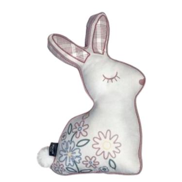 Imagem de Almofada de Pascoa Ninho Encantado Coelho Rosa 30x48cm