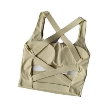 Imagem de Sutiã Esportivo Sem Costura Para Mulheres, Top De Yoga E Fitness, Bral