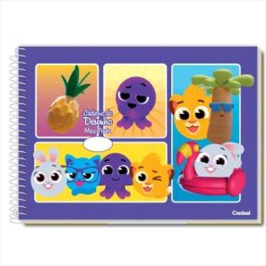 Imagem de Caderno de desenho Credeal bolofofo 275x200mm 80 folhas