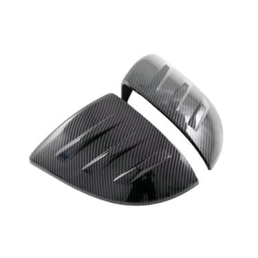 Imagem de P9yc tampa do espelho retrovisor do carro guarnição adesivo protetor acessórios componente abs fibra de carbono Compatível com mg4 EV2022-2024