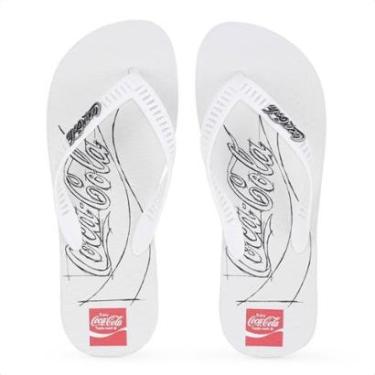 Imagem de Chinelo Coca Cola Belfast 2 Branco - Masculino-Masculino