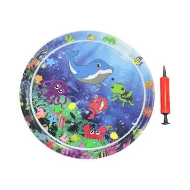 Imagem de Tapete Inflável Sensorial De Água Para Crianças, Almofada De Atividade