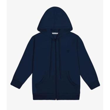 Imagem de Jaqueta Infantil Com Capuz Trick Nick Azul, 3, Azul