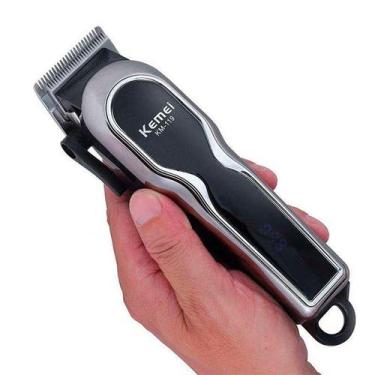 Imagem de Maquina De Cortar Cabelo Kemei Km 119 Sem Fio Profissional, Bivolt