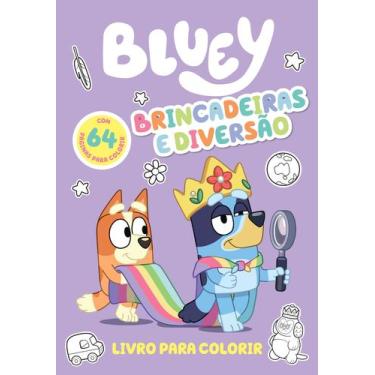 Imagem de Livro - Bluey Livro para Colorir - Brincadeiras e Diversão