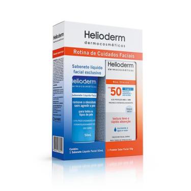 Imagem de Kit Helioderm Facial FPS50 - 50g + Sabonete Líquido Facial Helioderm 5