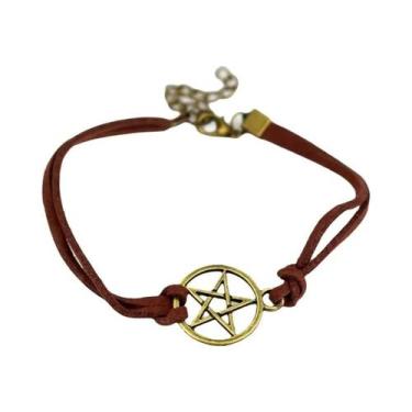 Imagem de Talisman De Proteção Supernatural Para Mulheres, Charme Pentagrama, Pu