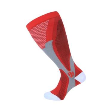 Imagem de Meias De Compressão plus Size Para Panturrilhas Largas 3XL-7XL 15-20mm