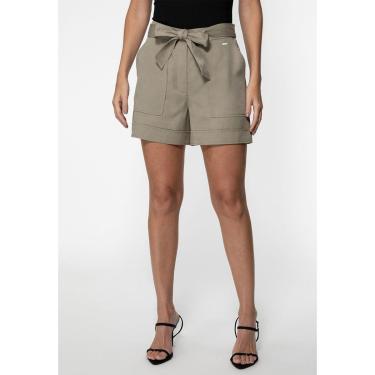 Imagem de Short Tecido Faixa Verde-Feminino