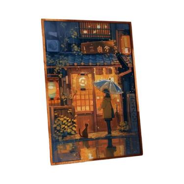 Imagem de Arte De Parede Em Tela Estilo Manga De Paisagens De Rua Japonesas Para