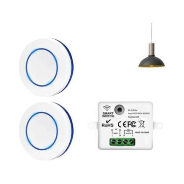 Imagem de Interruptor De Luz Com Controle Remoto Sem Fio 433MHz, Receptor De Rel