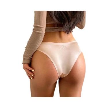 Imagem de Calcinhas Sexy De Seda Gelada Sem Costura Para Mulheres, Tamanho M-XXL