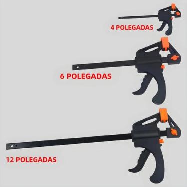 Imagem de Grampos De Barra De Aperto Rápido De 4/6/12 Polegadas, 2 Peças, Para T