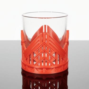 Imagem de Descanso Porta Copos Whisky 90mm Suporte Mesa Bar Coroa Premium - Deli